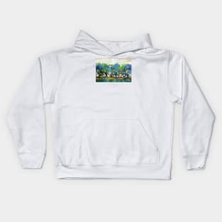 Olive trees Kids Hoodie